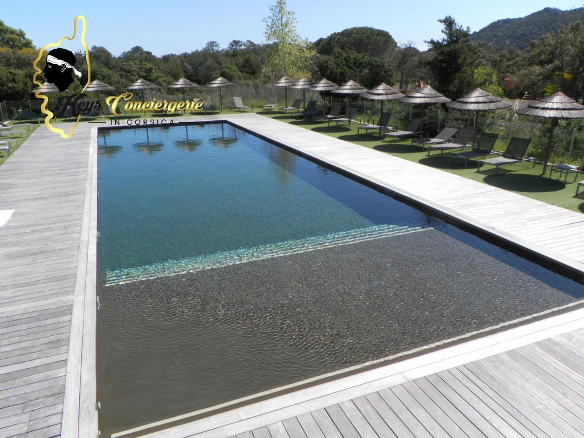 Residence Cala Sultana N62 - 4 Pers Avec Piscine Chauffee- Acces Prive A La Plage De Santa Giulia Porto-Vecchio  Exterior foto