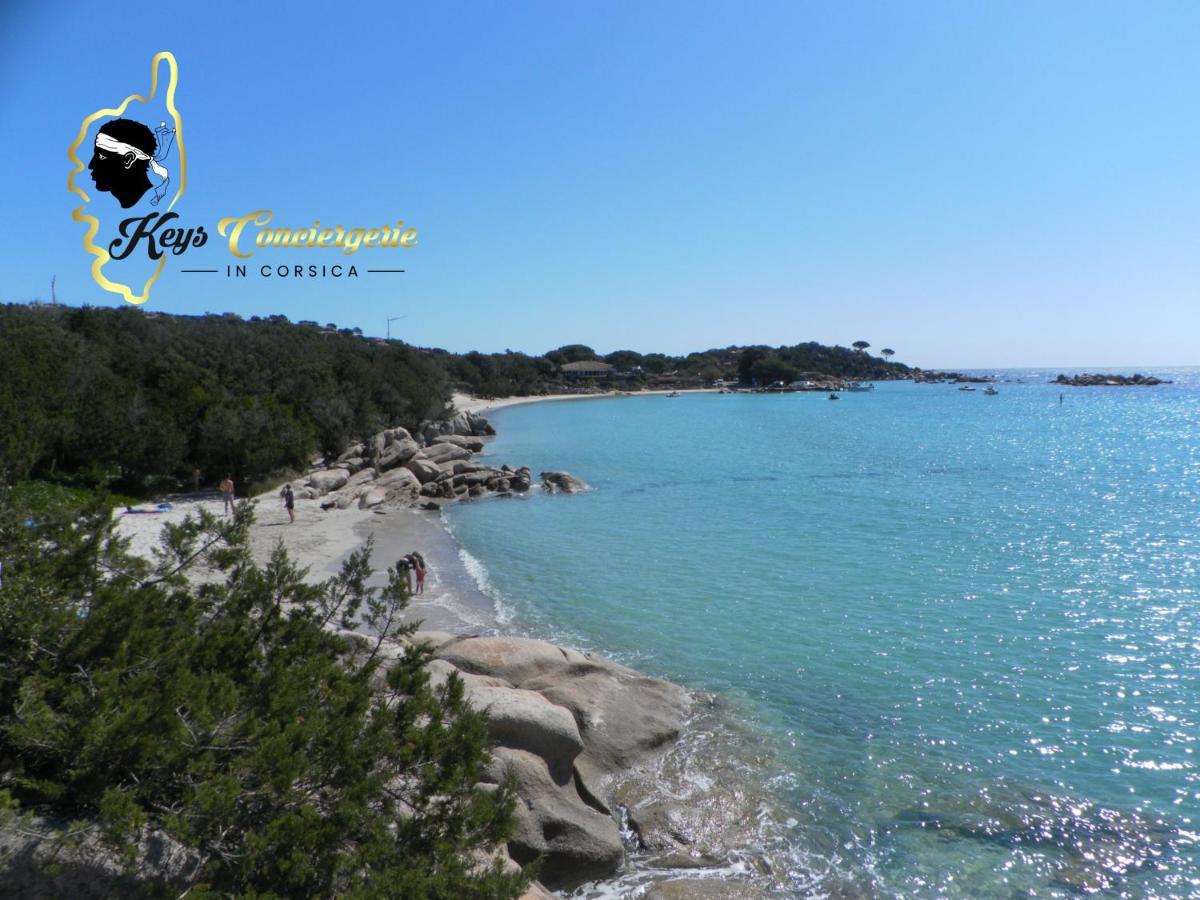 Residence Cala Sultana N62 - 4 Pers Avec Piscine Chauffee- Acces Prive A La Plage De Santa Giulia Porto-Vecchio  Exterior foto